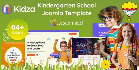 Kidza – Kindergarten & School Joomla Template