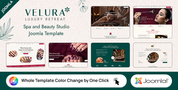Velura - Spa & Beauty Studio Joomla Template