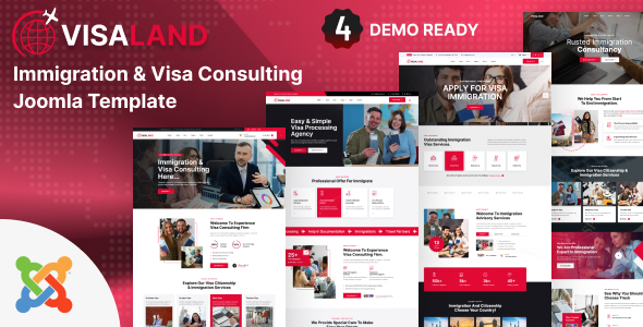Visaland – Immigration & Visa Consulting Joomla Template