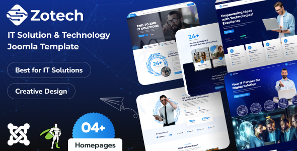 Zotech - IT Solutions & Technology Joomla Template