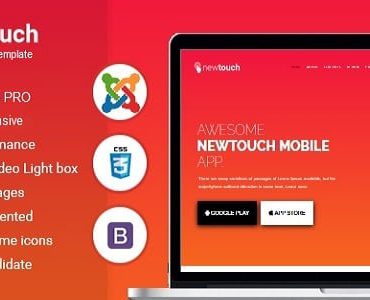 Newtouch - App Landing Technology Joomla Template