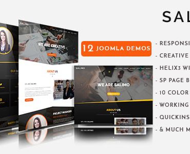 Salimo – Creative One Page Parallax Joomla Theme