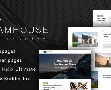 Dreamhouse – Architecture & Interior Design Joomla Template