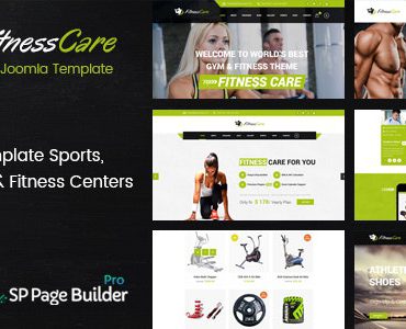 Fitness Care – Responsive Joomla Template for Gym