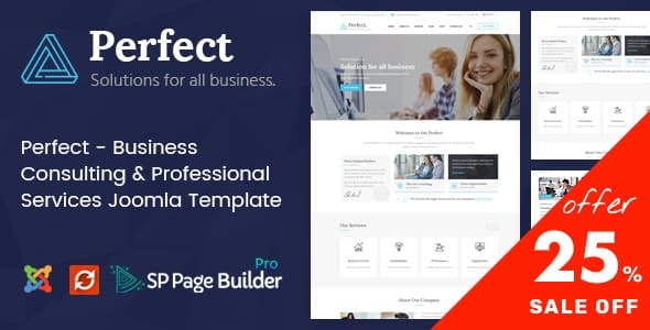 Perfect – Consulting Business Joomla Template