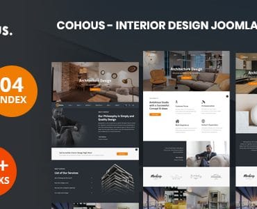 Cohous - Interior Design Helix Ultimate Joomla Template