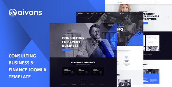 Aivons - Business Consulting Joomla 4 Template