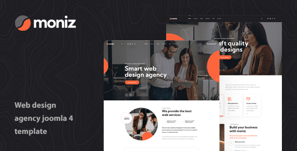 Moniz - Web Design Agency Joomla 4 Template
