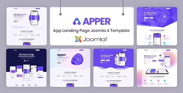 APPER – App Landing Page Joomla 4 Template