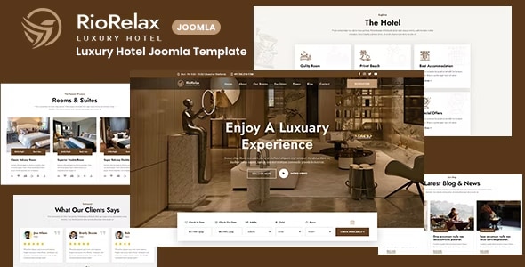 Riorelax - Luxury Hotel Joomla Template